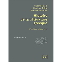 Histoire de la littérature grecque