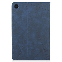 Etui en PU Conception de motifs géométriques bleu pour votre Samsung Galaxy Tab A7 10.4 (2020)/T505/T500