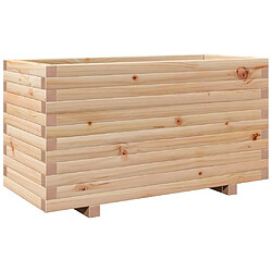 vidaXL Jardinière 90x40x49,5 cm bois de pin massif