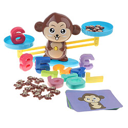 Math Game Toys - Monkey Numbers Balance Game Jouet éducatif Apprentissage des mathématiques