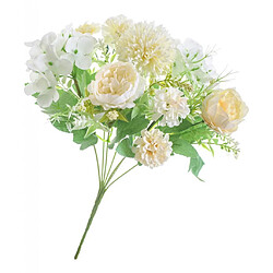 Acheter 7head Faux Pivoine Fleur Artificielle Main Fleur Décor De Mariage Champagne Blanc