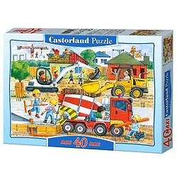 Castorland Puzzle 40 pièces maxi : Chantier de construction