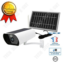 Tech Discount TD® Caméra solaire Caméra à distance WIFI Surveillance de sécurité HD Extérieure étanche sans fil Détection PIR en veille ultra-long