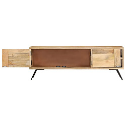 Acheter vidaXL Meuble TV 110x30x40 cm Bois massif de manguier