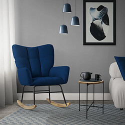 ML-Design Fauteuil à bascule Fauteuil à bascule Fauteuil relax Fauteuil de salon Fauteuil pas cher