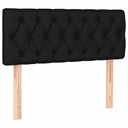 Acheter Maison Chic Tête de lit scandinave à LED,meuble de chambre Noir 90x7x78/88 cm Tissu -MN50478