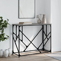 Maison Chic Table console | Meuble d'entrée | Table d'appoint sonoma gris 100x40x80 cm bois d'ingénierie -GKD67661