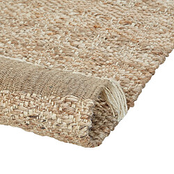 Avis Beliani Tapis en jute beige 140 x 200 cm ABANA