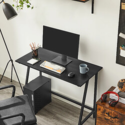 Bureau ACAZA - Table d'Ordinateur - Bureaux - Industriel - Bureau Noir - 100x50x75 cm - Bureau de Jeu