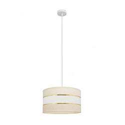 Helam Suspension Helen Tissu,Fer blanc,or,ecru 1 ampoule 95cm