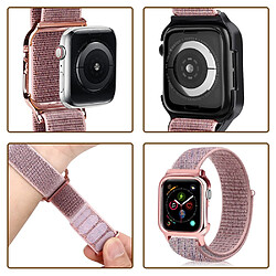 Wewoo Bracelet de montre simple en nylon avec cadre pour Apple Watch séries 5 et 4 44 mm