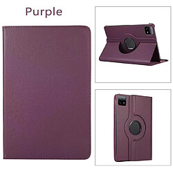 Housse Cover Etui protection pour Xiaomi Pad 6S Pro 12.4 pouces rotative 360 degrés violette - Pochette XEPTIO