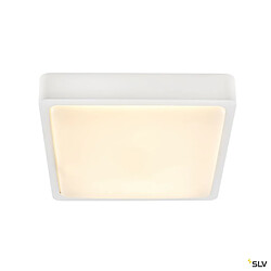 Acheter Applique et plafonnier extérieur SLV AINOS, carré, blanc, LED, 17W, 3000K/4000K, IP65