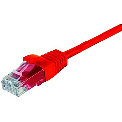 Abi Diffusion Cordon RJ45 catégorie 5e U/UTP snagless rouge - 10 m