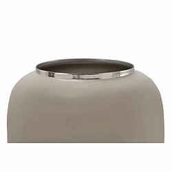 Paris Prix Vase Rond Design Niklas 20cm Taupe & Argent