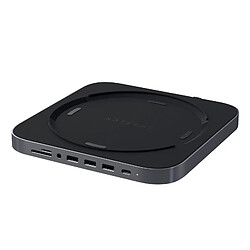 Hub Mac Mini avec Support Satechi Gris