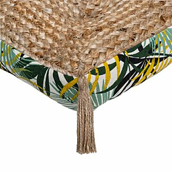 Coussin de Sol Jute Tropic 38x38cm Multicolore