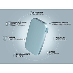 SANAG Powerbank 18000 Mah - Usb-C In & Out - Batterie Externe - Chargement Rapide - 6 Fonctions De Sécurité - Design Compact (Dusky Blue)