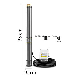 Avis TROTEC Pompe de puits et de forage TDP 7500 E arrosage tirage d'eau