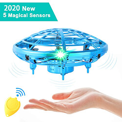 Universal Mini Drone UFO Hand Operated RC Helicopter(Bleu)