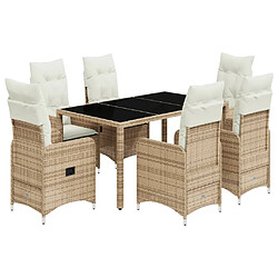 Ensemble table & chaises