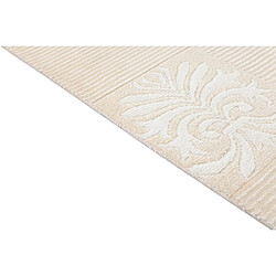 Avis Vidal Tapis de couloir en laine 406x79 beige Darya