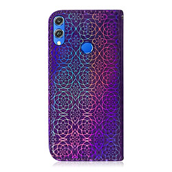 Avis Wewoo Housse Coque Pour Huawei Honor 8X Couleur unie Boucle magnétique colorée Flip horizontal en cuir PU avec support et fentes cartes et portefeuille et lanière violet