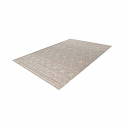 Paris Prix Tapis Tissé Géométrique Rhombus Beige & Marron 160 x 230 cm