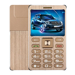 Mini Téléphone Portable Rose Gold 1.77 Pouces Dual SIM Bluetooth MP3 Anti-Perte Or YONIS