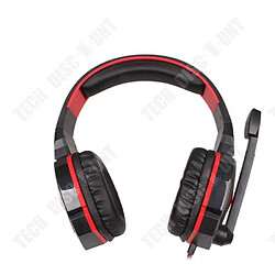 Tech Discount TD® Casque Gamer pour Jeux/ Qualité Sonore élevée coussins d'oreilles et microphone / Clarté voix matériaux résistants poids léger