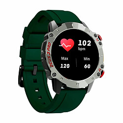 Avis LOKMAT ZEUS 3 PRO Bracelet intelligent,montre sport,verre BOE 1,39 pouces, écran tactile complet IPS, étanche IP67, suivi santé sportive, surveillance l'oxygène dans sang/sommeil/fréquence cardiaque/pression artérielle,Vert foncé