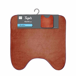 Paris Prix Tapis Contour WC Vitamine 45x45cm Terracotta