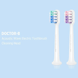 Wewoo Tête de brosse à dents 2 têtes rechange type Xiaomi Clean originales pour à électrique (HC9630)