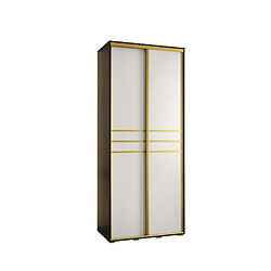 Abiks Meble Armoire Davos 10 À Portes Coulissantes 235,2/120/45 2 Portes