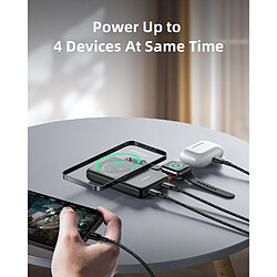 Acheter SANAG Powerduo 2-En-1 Powerbank À Induction Rapide Pour Iphone Et Montre 10000Mah, Charge Sans Fil, Design Compact Et Léger, Idéal Pour Les Voyages Et L'Utilisation Quotidienne, Haute Performance