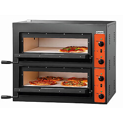 Four à pizza double électrique - 4 + 4 pizzas pro - 8,4 kW - Bartscher 