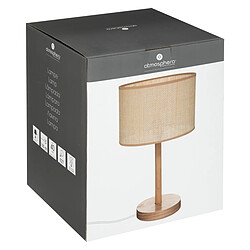 Atmosphera, Createur D'Interieur Lampe droite Della H42 cm Beige - ATMOSPHERA