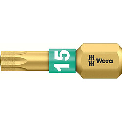 Newera Embout Torx T 15 Wera 05134375001 Acier à outils allié, revêtement diamanté Forme: D 6.3 1 pc(s)