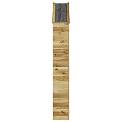 Acheter vidaXL Abri à outils de jardin 107x37x220 cm Bois de pin imprégné