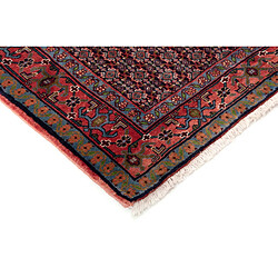 Vidal Tapis de laine 162x128 rouge Birdjend pas cher