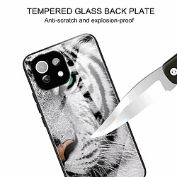 Coque en TPU anti-rayures tête de tigre pour votre Xiaomi Mi 11 Lite 4G/5G