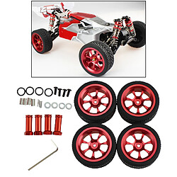 4 Pièces 1:12 Remplacement Des Pneus de Coffre de Voiture RC pour 1:12 Wltoys 124018 124019 pas cher