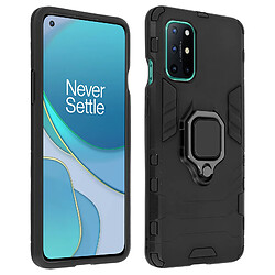 Avizar Coque OnePlus 8T Hybride Antichoc Bague Métallique Support Vidéo noir