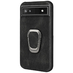 Coque en TPU + PU avec béquille, noir pour votre Google Pixel 6a