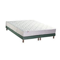 Idliterie Ensemble Matelas Ressorts 5 Zones ETOILE + Sommier - Made in France