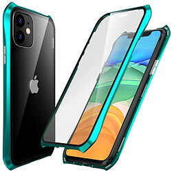 Wewoo Coque Rigide Etui de protection contre les chutes Imperméable Tout Cyber Magneto Shell Series pour iPhone 11 PC Cyan