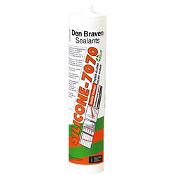 DEN BRAVEN Mastics bâtiment miroiterie silicone neutre alcoxy 7070 Plus coloris havane 8014 cartouche 300 ml