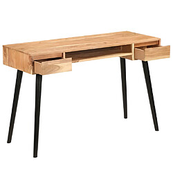 Avis vidaXL Table à écrire Bois d'acacia massif 118 x 45 x 76 cm