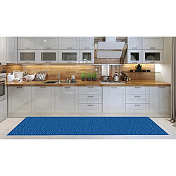 Alter Chemin de cuisine, 100% Made in Italy, Tapis résistant aux taches avec impression numérique, Tapis antidérapant et lavable, Modèle Bisa, cm 280x52