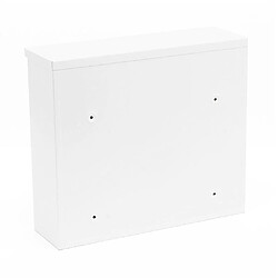 Acheter Helloshop26 Boite postale boite aux lettres murale design avec clés 36 x 32 x 11,5 cm blanc 16_0000104